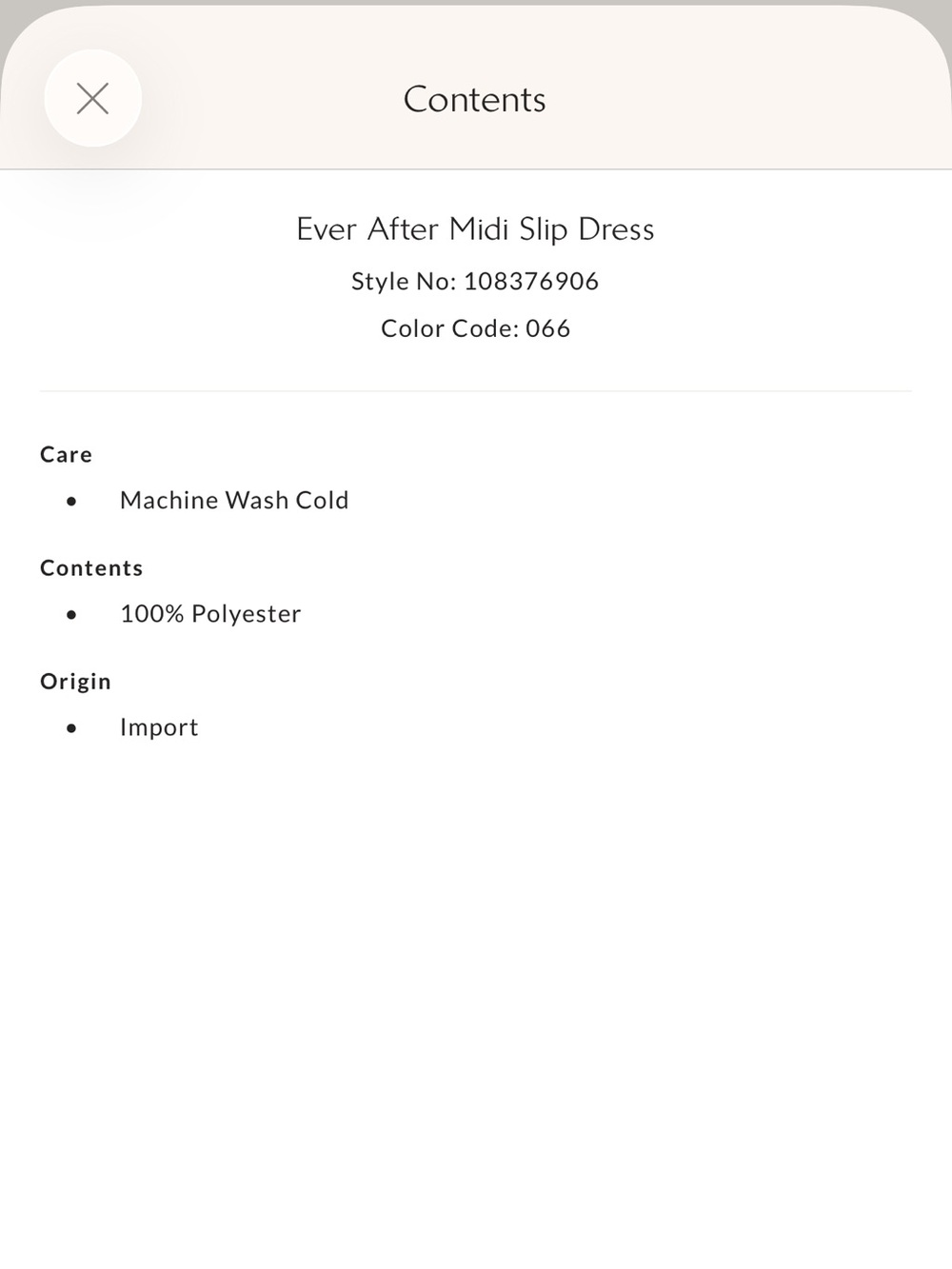 NWT Ever After Midi Slip Dress in Tender Peach - Picture 7 of 14